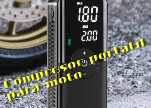 compresor portátil para moto