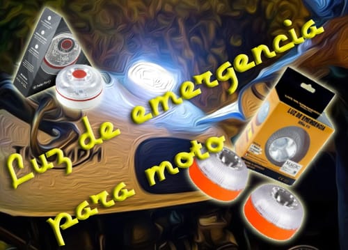 luz de emergencia para moto