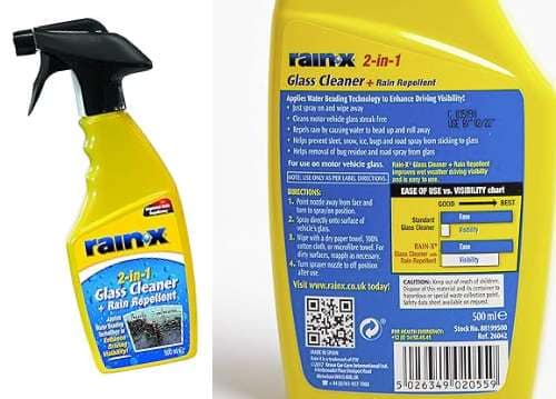 Repelente de agua para casco