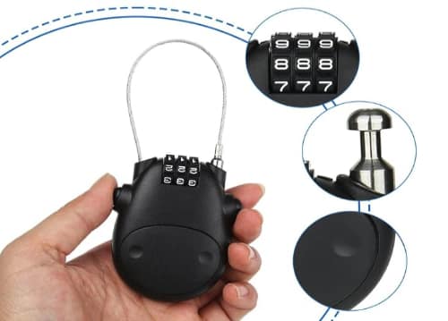 candado extensible para moto