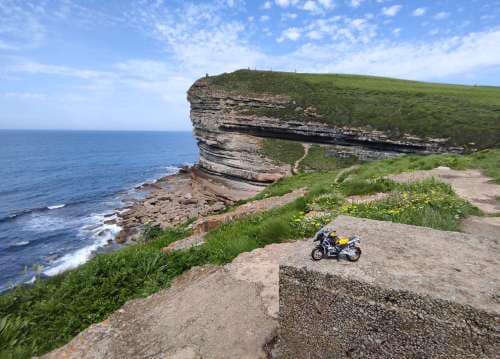 Acantilado El Bolao cabeza de indio
