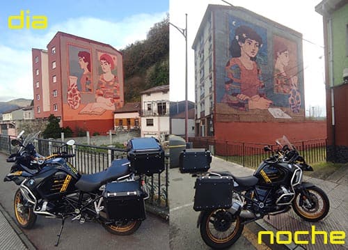 Mural Langreo "Día y noche"