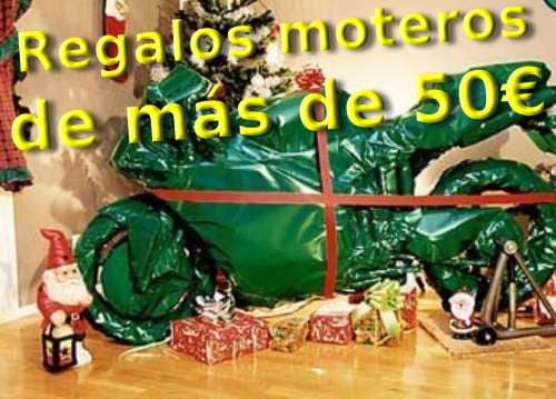 Regalos moteros de más de 50 euros