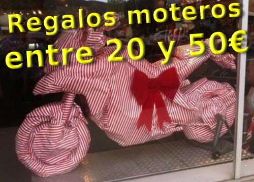 regalos moteros entre 20 y 50 euros
