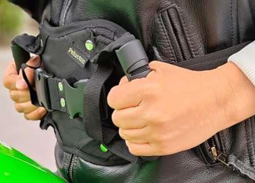 Cinturón de sujeción para copiloto de moto adulto pelucton