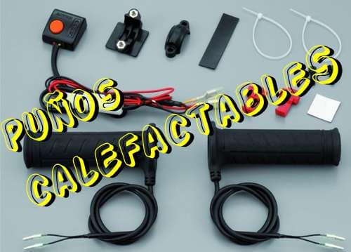 puños calefactables para moto