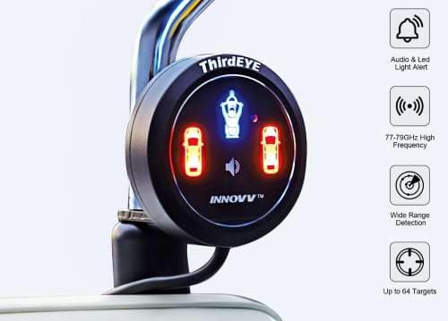 sistema de punto ciego para moto