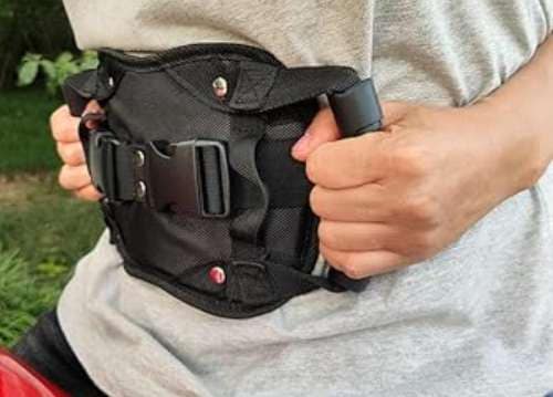Cinturón de sujeción para copiloto de moto