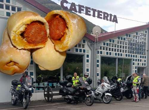 I Fabones Rider Gozón 2026 avituallamiento bollo preñao