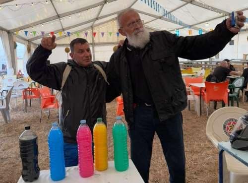 II Gymkana Motera juego botellas