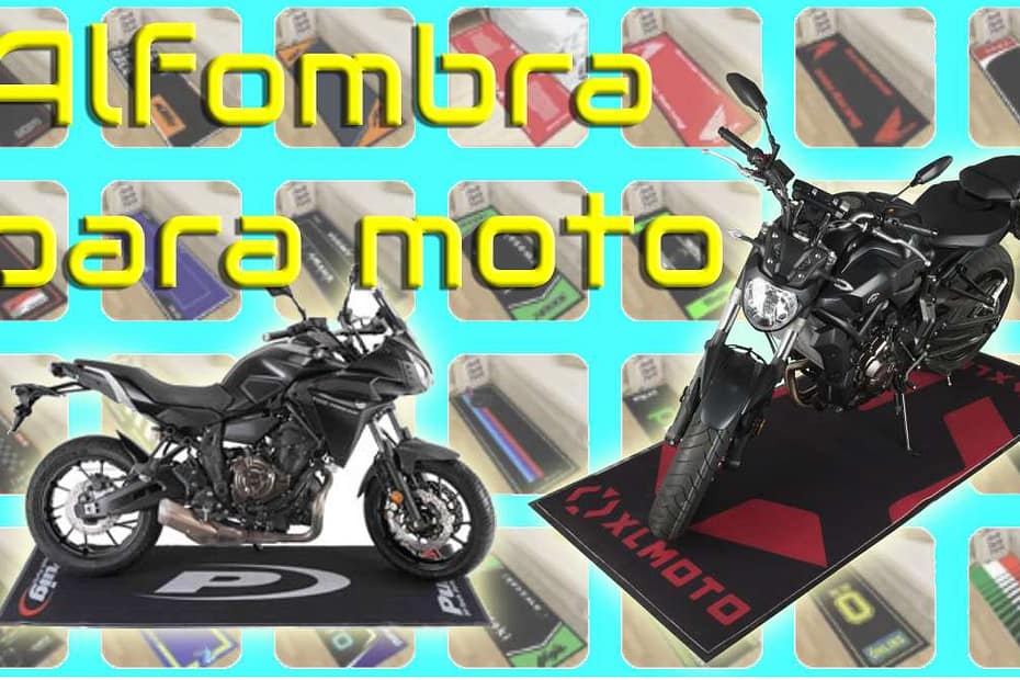 Alfombra para moto